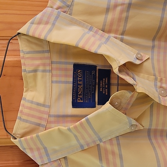 Pendleton cotton plaid shirt - Picture 3 of 4